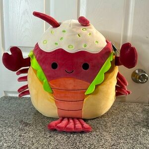 NWT 14” Lorono the lobster roll Squishmallow